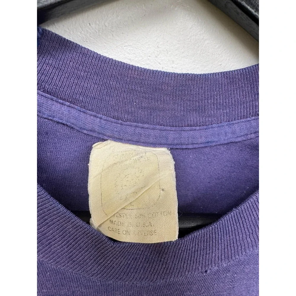 Vintage‎ Chicago Cubs Shirt Mens Small Blue MLB Baseball Graphic Tee 80s Faded